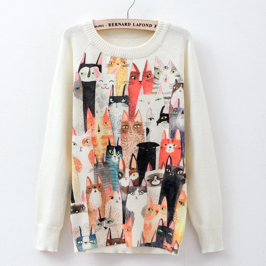 LANSHANQUE 2018 Print Pullover Sweatshirts Floral Autumn Long Sleeve Women Causal Loose Plus Size Knit Sweatshirts Femme
LANSHANQUE 2018 Print Pullover Sweatshirts Floral Autumn Long Sleeve Women Causal Loose Plus Size Knit Sweatshirts Femme