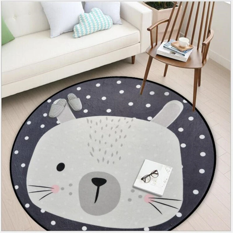 AOVOLL Cartoon Animals Bear Fox Panda Round Carpet For Living Room Bedroom Home Decor Carpet Rug Children B Soft Play Mat
AOVOLL Cartoon Animals Bear Fox Panda Round Carpet For Living Room Bedroom Home Decor Carpet Rug Children B Soft Play Mat