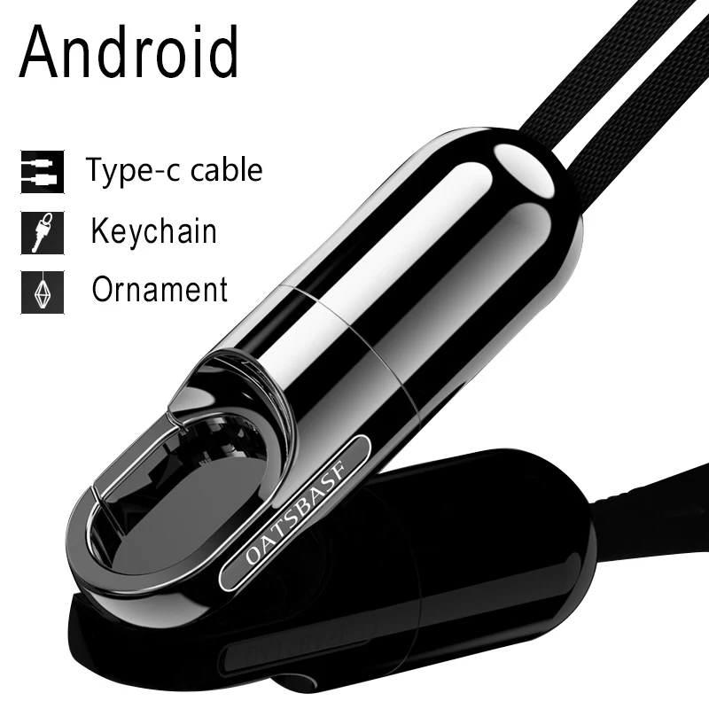 OATSBASF USB Cable for oppo find X One plus 6 Huawei Mate 20 pro Cable fast Charger for Xiaomi Mi 8 SE Keychain Design USB Cable
OATSBASF USB Cable for oppo find X One plus 6 Huawei Mate 20 pro Cable fast Charger for Xiaomi Mi 8 SE Keychain Design USB Cable