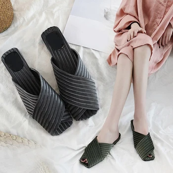 2019 Women Flat Summer Suede Sandals Peep Toe Sandals Slip On Flats Female Fashion Comfortable Patry Shoes Ladies Footwear
2019 Women Flat Summer Suede Sandals Peep Toe Sandals Slip On Flats Female Fashion Comfortable Patry Shoes Ladies Footwear