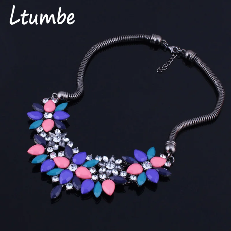 Ltumbe New Maxi Crystal Flowers Water Drop Statement Necklaces Pendants for Women Accessories Bijuterias New Fashion 3 Color
Ltumbe New Maxi Crystal Flowers Water Drop Statement Necklaces Pendants for Women Accessories Bijuterias New Fashion 3 Color