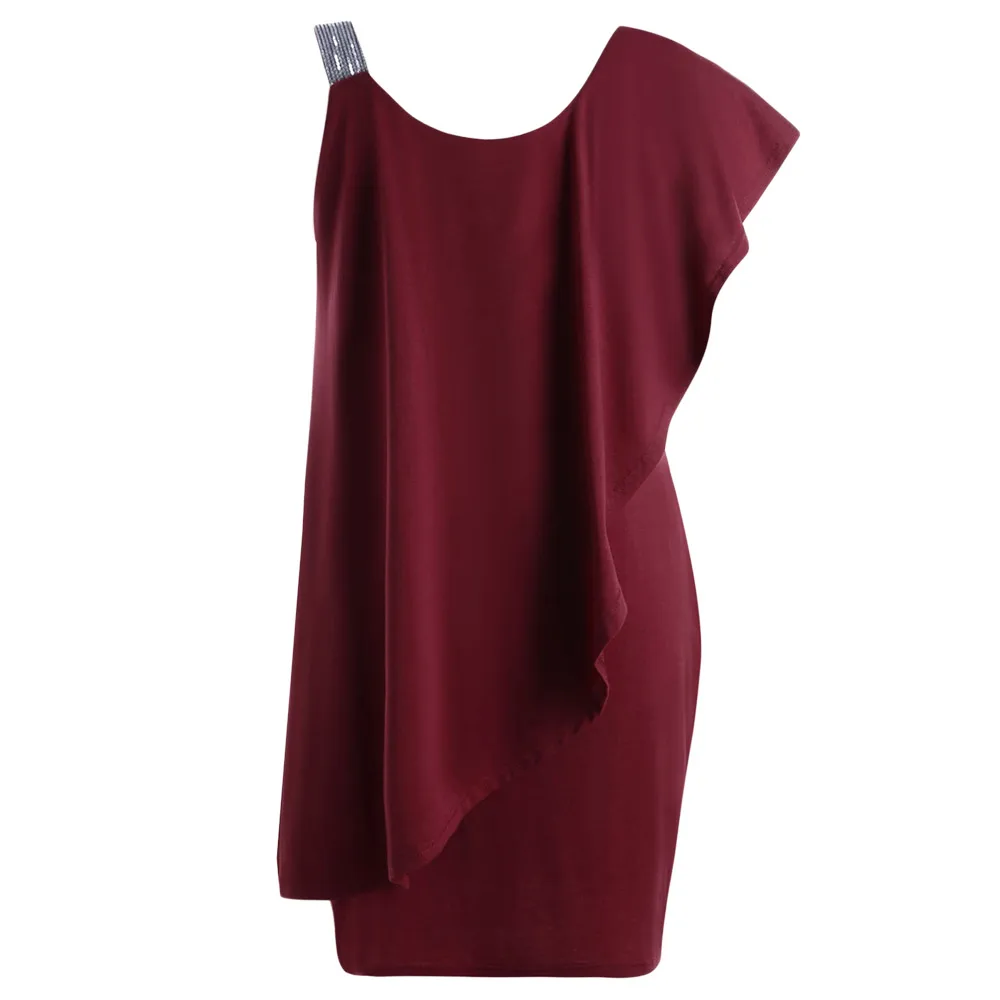 ROSEGAL Women Office Lady Dress Big Plus Size One Shoulder Flounce Mini Dresses Casual Short Sleeves Bodycon Dress Vestidos
ROSEGAL Women Office Lady Dress Big Plus Size One Shoulder Flounce Mini Dresses Casual Short Sleeves Bodycon Dress Vestidos