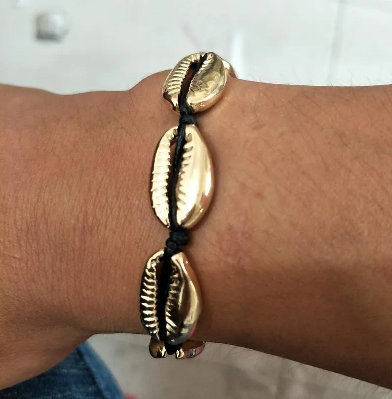 2018 Fashion Handmade Gold Silver Colors Alloy Sea Shell Bracelet In Adjustable Bohemian Chain Bracelets for Women Wholesale
2018 Fashion Handmade Gold Silver Colors Alloy Sea Shell Bracelet In Adjustable Bohemian Chain Bracelets for Women Wholesale