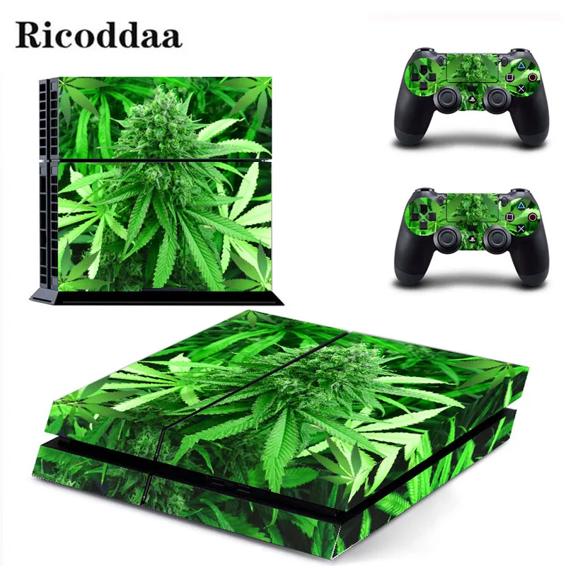 Green Leaf Vinyl Decal For PS4 Console Cover For Playstaion 4 Console Skin Stickers+2Pcs Controle Protective Skins Accessory
Green Leaf Vinyl Decal For PS4 Console Cover For Playstaion 4 Console Skin Stickers+2Pcs Controle Protective Skins Accessory