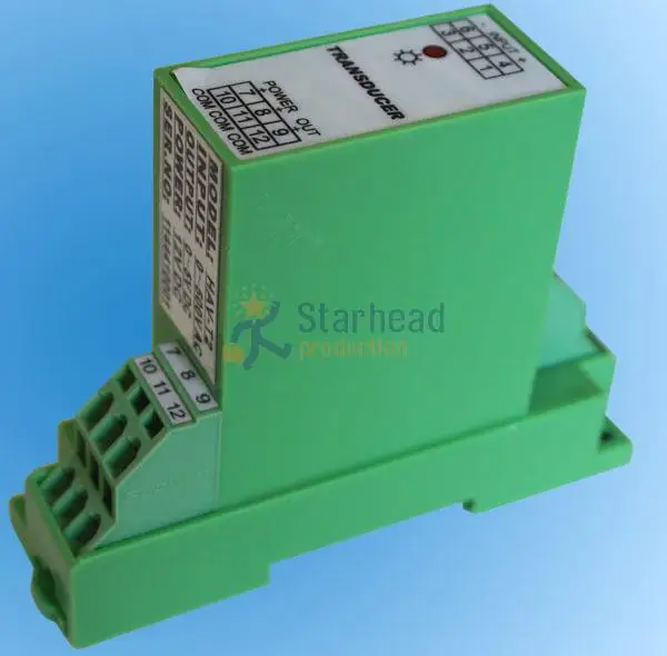 Single-phase DC voltage isolation transmitter transducer measure 0-1000V Input 4-20mA 0-10V Output
Single-phase DC voltage isolation transmitter transducer measure 0-1000V Input 4-20mA 0-10V Output