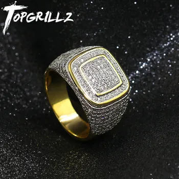 TOPGRILLZ Rings AAA Iced Out CZ Square Cubic Zirconia Rings With Jewelry Box Hip Hop/Punk Gold Ring For Dropshipping
TOPGRILLZ Rings AAA Iced Out CZ Square Cubic Zirconia Rings With Jewelry Box Hip Hop/Punk Gold Ring For Dropshipping