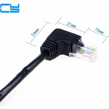 90 Degree Down Angled 8P8C UTP Cat 5e Male to Male Lan Ethernet Network Patch Cord Cable 1m 3ft 100cm
90 Degree Down Angled 8P8C UTP Cat 5e Male to Male Lan Ethernet Network Patch Cord Cable 1m 3ft 100cm