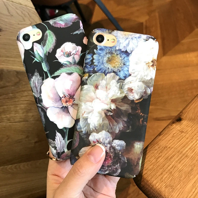 Retro Camellia Flower Hard PC Case For iPhone 7 6 6S Plus Matte Colorful Floral Vintage Cover Back For iPhone 6 7 6S lina
Retro Camellia Flower Hard PC Case For iPhone 7 6 6S Plus Matte Colorful Floral Vintage Cover Back For iPhone 6 7 6S lina