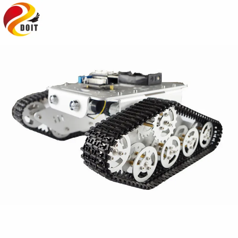 RC tank chaiss T300 wireless wifi control car diy rc toy NodeMCU development kit remote control by phone app l293d motor shield
RC tank chaiss T300 wireless wifi control car diy rc toy NodeMCU development kit remote control by phone app l293d motor shield