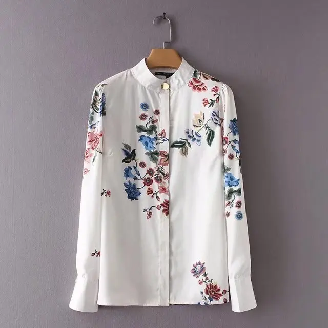 AAZZ45-8756 European and American fashion button ornamental flower printing shirts
AAZZ45-8756 European and American fashion button ornamental flower printing shirts