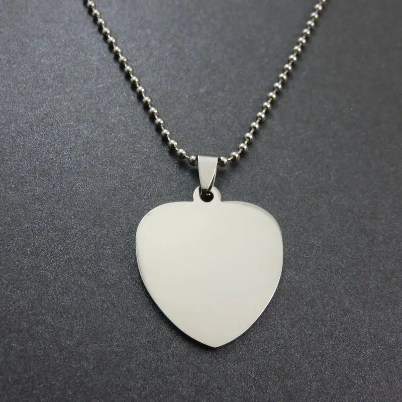 3Colors Two Sides Polished 316L Stainless Steel Love Heart Dog Tags Pendant Stainless Steel Dog Tags Necklace Fashion Jewelry
3Colors Two Sides Polished 316L Stainless Steel Love Heart Dog Tags Pendant Stainless Steel Dog Tags Necklace Fashion Jewelry