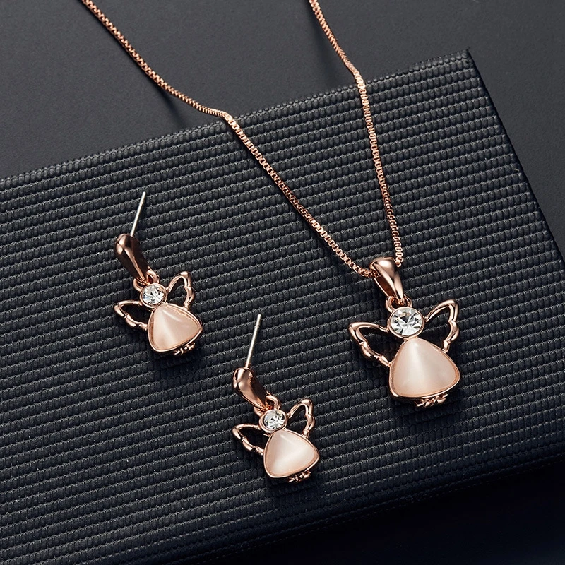 MISANANRYNE 2019 Fashion necklace Earring Set Golden hollow Cute angel Jewelry Set for Women Wedding Statement jewelry
MISANANRYNE 2019 Fashion necklace Earring Set Golden hollow Cute angel Jewelry Set for Women Wedding Statement jewelry