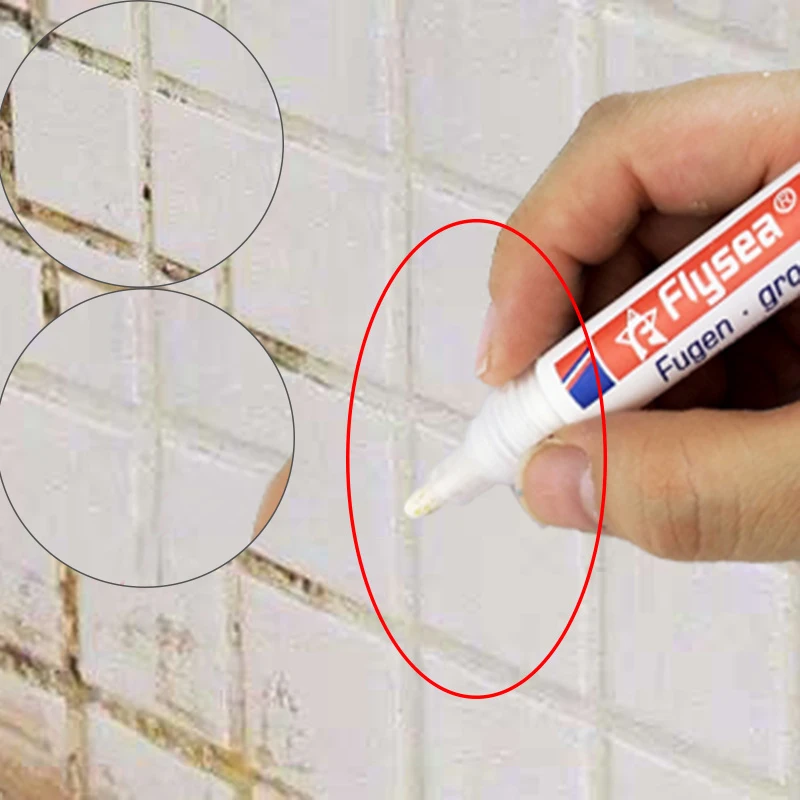1Pcs Tile Grout Marker Repair Pen Tile Refill Grout Pen Waterproof Mouldproof Filling Agents Wall Porcelain Bathroom Cleaner
1Pcs Tile Grout Marker Repair Pen Tile Refill Grout Pen Waterproof Mouldproof Filling Agents Wall Porcelain Bathroom Cleaner