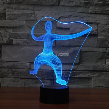 Creative abstract body shape night light 7 changing colors as a holiday gift or room for night lighting
Creative abstract body shape night light 7 changing colors as a holiday gift or room for night lighting
