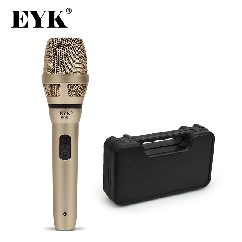 EYK EVM2/EVM2H Dynamic Wire Microphone with Plastic Case !! Recording Broadcasting DJ Karaoke Party Meeting Church Wire Mic
EYK EVM2/EVM2H Dynamic Wire Microphone with Plastic Case !! Recording Broadcasting DJ Karaoke Party Meeting Church Wire Mic