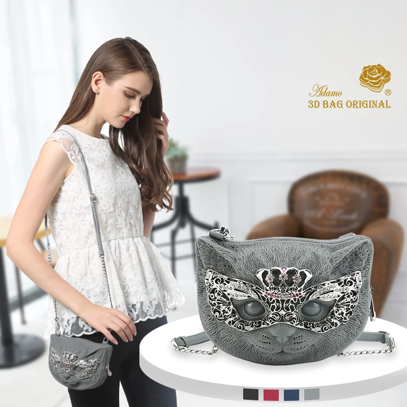Adamo 3D Bag Original Crown Eye Mask Cat Sling Bag Women Female Causal Totes All-Purpose High Quality Dames shoulder bag
Adamo 3D Bag Original Crown Eye Mask Cat Sling Bag Women Female Causal Totes All-Purpose High Quality Dames shoulder bag