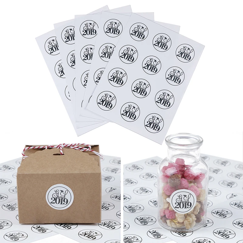 60pcs/5Sheets Round Labels Decorative Mini Grad 2019 Self Adhesive Gift Decals Sealing Stickers Bags Labels for Ceremony Party
60pcs/5Sheets Round Labels Decorative Mini Grad 2019 Self Adhesive Gift Decals Sealing Stickers Bags Labels for Ceremony Party