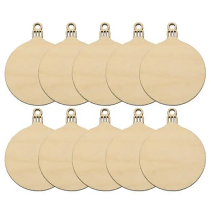 UESH-10pcs Wooden Round Bauble Hanging Christmas Tree Blank Decorations Gift Tag Shapes
UESH-10pcs Wooden Round Bauble Hanging Christmas Tree Blank Decorations Gift Tag Shapes