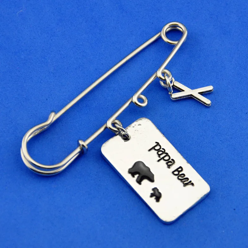Free Shipping! Papabear and Letter Safety Pins Brooches For Garment Accessories Scarf Clip Pins Father's Love Gift Idea Keychain
Free Shipping! Papabear and Letter Safety Pins Brooches For Garment Accessories Scarf Clip Pins Father's Love Gift Idea Keychain