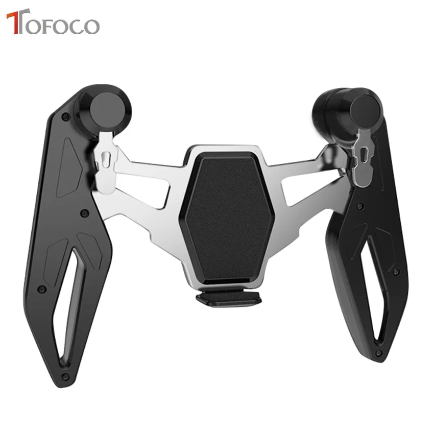 S6 Aluminum Alloy Six Finger All-in-One PUBG Mobile Game Controller L1 R1 Free Fire Key Button Joystick Gamepad For Pubg
S6 Aluminum Alloy Six Finger All-in-One PUBG Mobile Game Controller L1 R1 Free Fire Key Button Joystick Gamepad For Pubg
