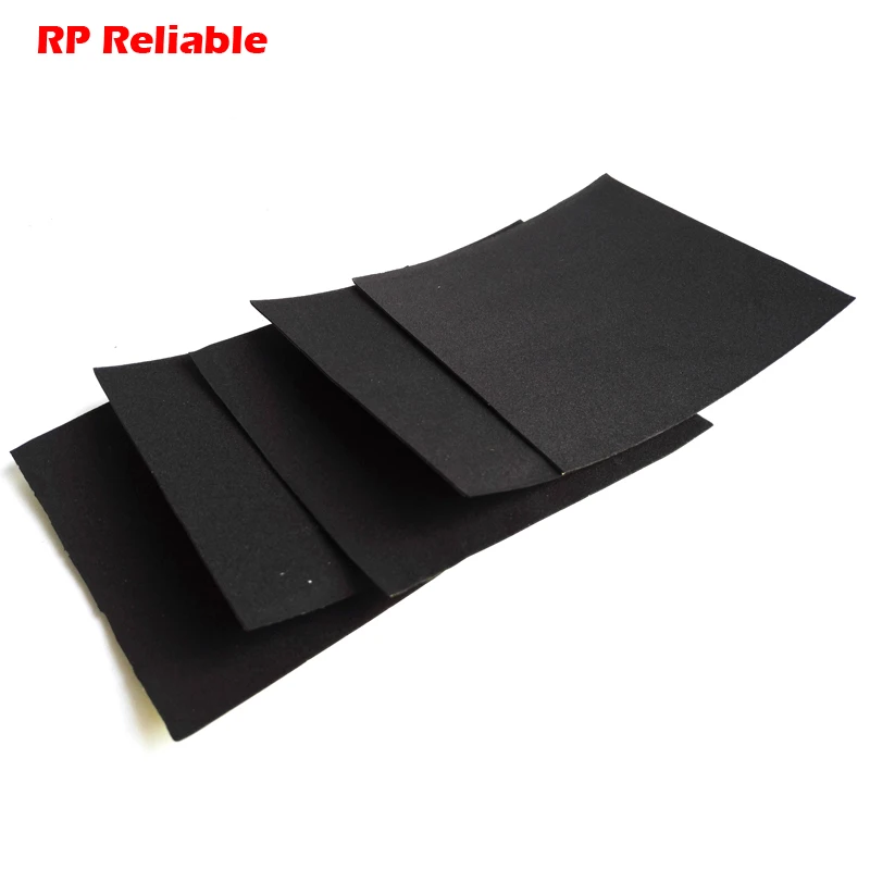 RP Reliable --5x 0.5mm Thick, 100mmx100mm (4") Single Adhesive Black EVA Foam Gasket , Anti shock, Sealing, Dustproof
RP Reliable --5x 0.5mm Thick, 100mmx100mm (4") Single Adhesive Black EVA Foam Gasket , Anti shock, Sealing, Dustproof