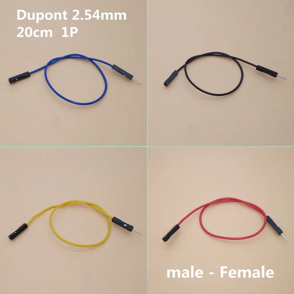 20Pcs 1P Dupont Wire 20Cm 2.54MM Double-headed Female To Male Dupont Wire Jumper Cable For Arduino
20Pcs 1P Dupont Wire 20Cm 2.54MM Double-headed Female To Male Dupont Wire Jumper Cable For Arduino