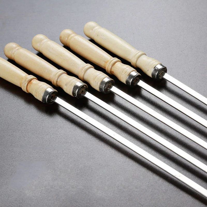 TURDOS 10PCS Big Size Skewers Stainless Steel shish Kebab Barbecue Tools for Charcoal Grills Forks High Strength Roast Party
TURDOS 10PCS Big Size Skewers Stainless Steel shish Kebab Barbecue Tools for Charcoal Grills Forks High Strength Roast Party
