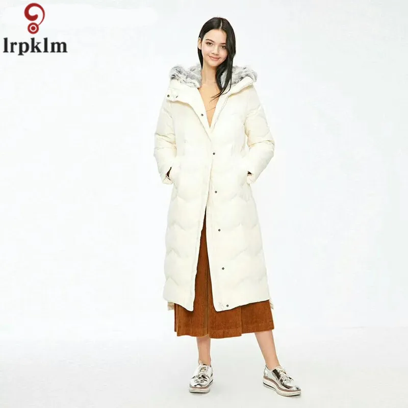 mmexport153957242519Women's Winter Jackets Hooded Long Down Jacket Detachable Rabbit Hair Doudoune Femme Hiver Black Women's Down Jacket 318312507 6