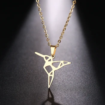 DOTIFI Stainless Steel Necklace For Women Man Flying Bird Gold And Silver Color Pendant Necklace Engagement Jewelry
DOTIFI Stainless Steel Necklace For Women Man Flying Bird Gold And Silver Color Pendant Necklace Engagement Jewelry