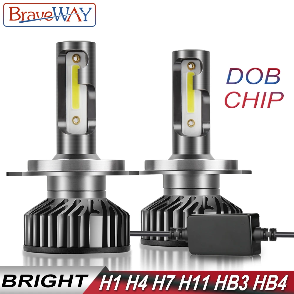 BraveWay DOB Chip LED Ice Lamps for Auto H1 H4 H7 H8 H11 HB3 HB4 9006 9005 Light Bulbs LED Headlight H7 Canbus 72W 12000LM 12V
BraveWay DOB Chip LED Ice Lamps for Auto H1 H4 H7 H8 H11 HB3 HB4 9006 9005 Light Bulbs LED Headlight H7 Canbus 72W 12000LM 12V