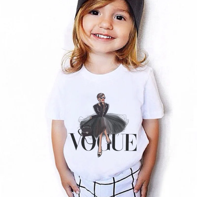VOGUE Princess Print Girls Shirts Harajuku Kawaii Fashion Girl Top Cartoon Casual Girl T Shirts Children Round Neck Short Sleeve
VOGUE Princess Print Girls Shirts Harajuku Kawaii Fashion Girl Top Cartoon Casual Girl T Shirts Children Round Neck Short Sleeve