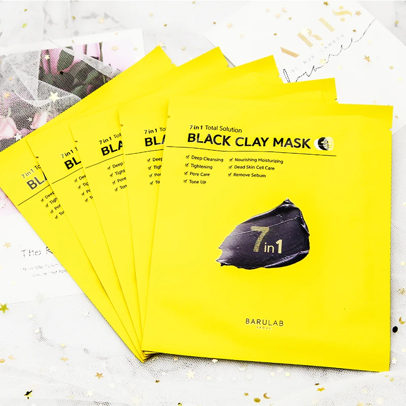 Korea cosmetics Black Clay bubble Sheet Facial Mask Deep Clean Moisturizing pore Tightening whitening mask men sebum face mask
Korea cosmetics Black Clay bubble Sheet Facial Mask Deep Clean Moisturizing pore Tightening whitening mask men sebum face mask