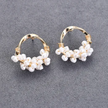 2019 New Real Gold Color Natural Freshwater Pearl Earrings For Women14KGF Handmade Not Fade Party Gift Charm Vintage Jewelry
2019 New Real Gold Color Natural Freshwater Pearl Earrings For Women14KGF Handmade Not Fade Party Gift Charm Vintage Jewelry