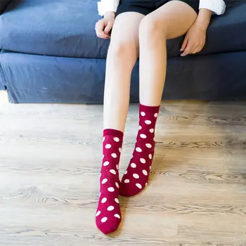 2018 New Arrival High Quality Fashion 5 Color Creative Dot Warm Socks Women Lovely Cotton Socks Long Female Funny Socks 
2018 New Arrival High Quality Fashion 5 Color Creative Dot Warm Socks Women Lovely Cotton Socks Long Female Funny Socks