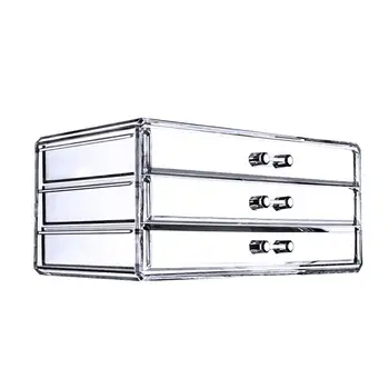 1pc Makeup Organizer Large Capacity Transparent Plastic Make Up Jewelry Cosmetic Drawer Storage Box Holder
1pc Makeup Organizer Large Capacity Transparent Plastic Make Up Jewelry Cosmetic Drawer Storage Box Holder