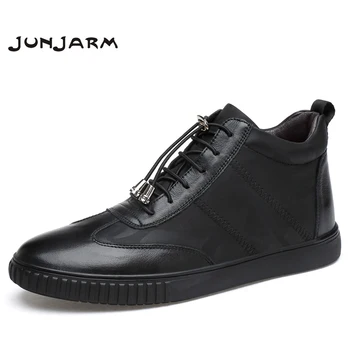JUNJARM 100% Genuine Leather Men Ankle Boots Winter High Top Men Snow Boots Keep Warm Flats Boots Men Winter Shoes Size 38-45
JUNJARM 100% Genuine Leather Men Ankle Boots Winter High Top Men Snow Boots Keep Warm Flats Boots Men Winter Shoes Size 38-45