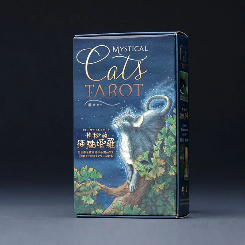 Cat Charm Tarot Divination Card Mystial Board Game High Quality Paper Cards For Astrologer
Cat Charm Tarot Divination Card Mystial Board Game High Quality Paper Cards For Astrologer