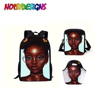 NOISYDESIGNS 3pcs/set School Bags for Kids Black Art African Girl Printing School Bagpack Children Shoulder Book Bags Satchel
NOISYDESIGNS 3pcs/set School Bags for Kids Black Art African Girl Printing School Bagpack Children Shoulder Book Bags Satchel