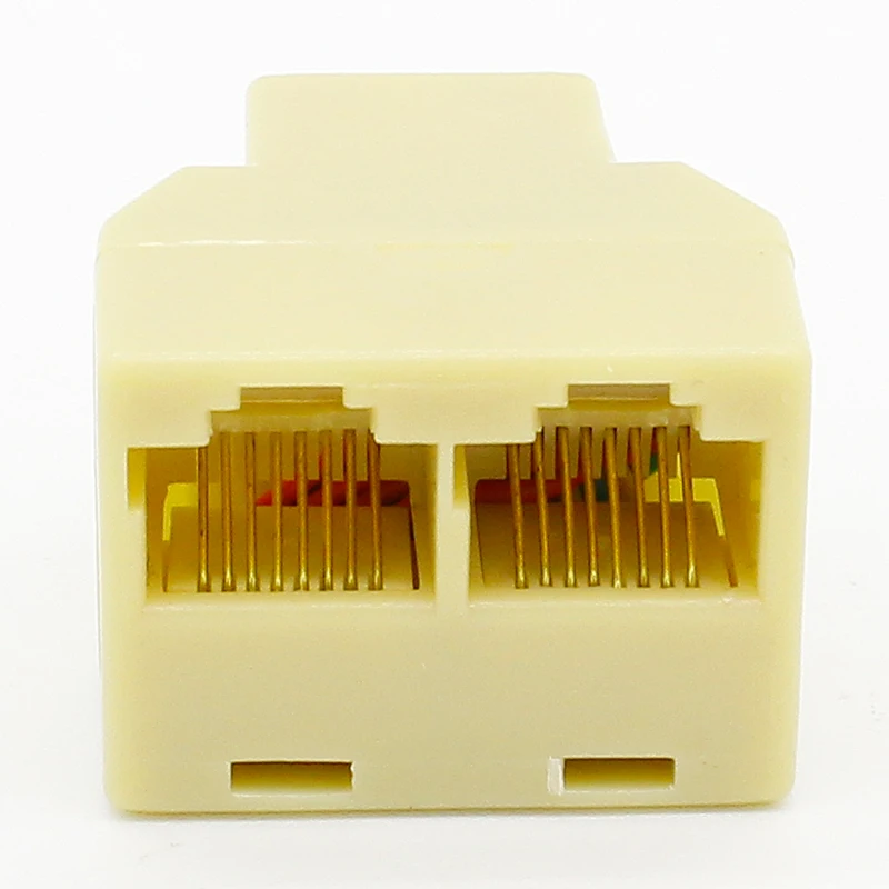Разветвитель для розетки разъем Ethernet сетевой адаптер RJ45 разветвитель кабеля CAT5