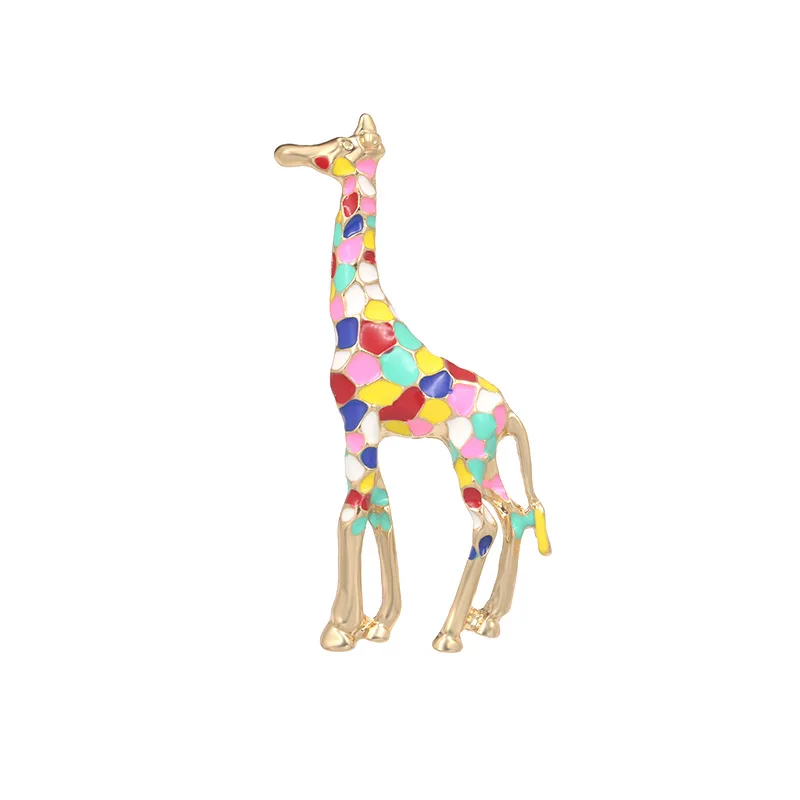 New Arrival Rainbow Color Enamel Giraffe Brooch Pins for Women
New Arrival Rainbow Color Enamel Giraffe Brooch Pins for Women