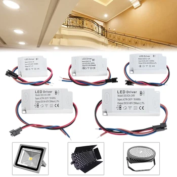 AC 85-265V LED Driver 3-24W Power Supply Constant Current Transformer Adapter Switch for LED Strip Power Supply Light Accessory
AC 85-265V LED Driver 3-24W Power Supply Constant Current Transformer Adapter Switch for LED Strip Power Supply Light Accessory