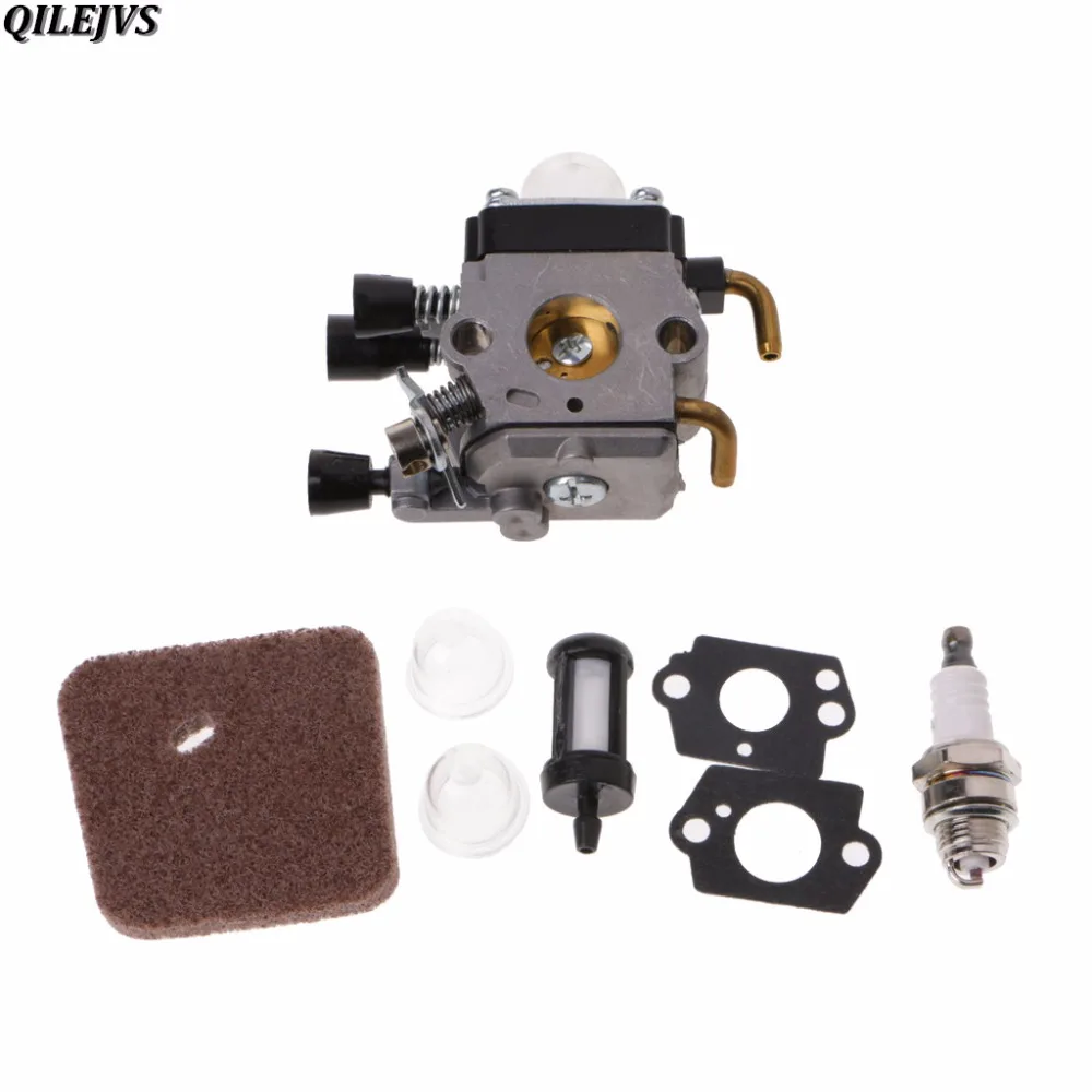 Carburetor Air Fuel Filter Spark Plug Carb Kit For STIHL FS38 FS45 FS55 FC55 FS74 FS76 FS75 FS80 FS85 KM80 ZAMA C1Q
Carburetor Air Fuel Filter Spark Plug Carb Kit For STIHL FS38 FS45 FS55 FC55 FS74 FS76 FS75 FS80 FS85 KM80 ZAMA C1Q