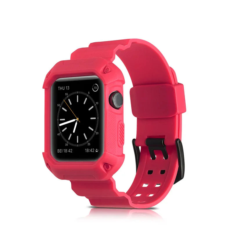 Rubber For iphone Apple Watch 1 2 3 4 One-piece Strap Frame 2 in 1 Armor Drop Wrist Bracelet band case iWatch Edition Replacem
Rubber For iphone Apple Watch 1 2 3 4 One-piece Strap Frame 2 in 1 Armor Drop Wrist Bracelet band case iWatch Edition Replacem