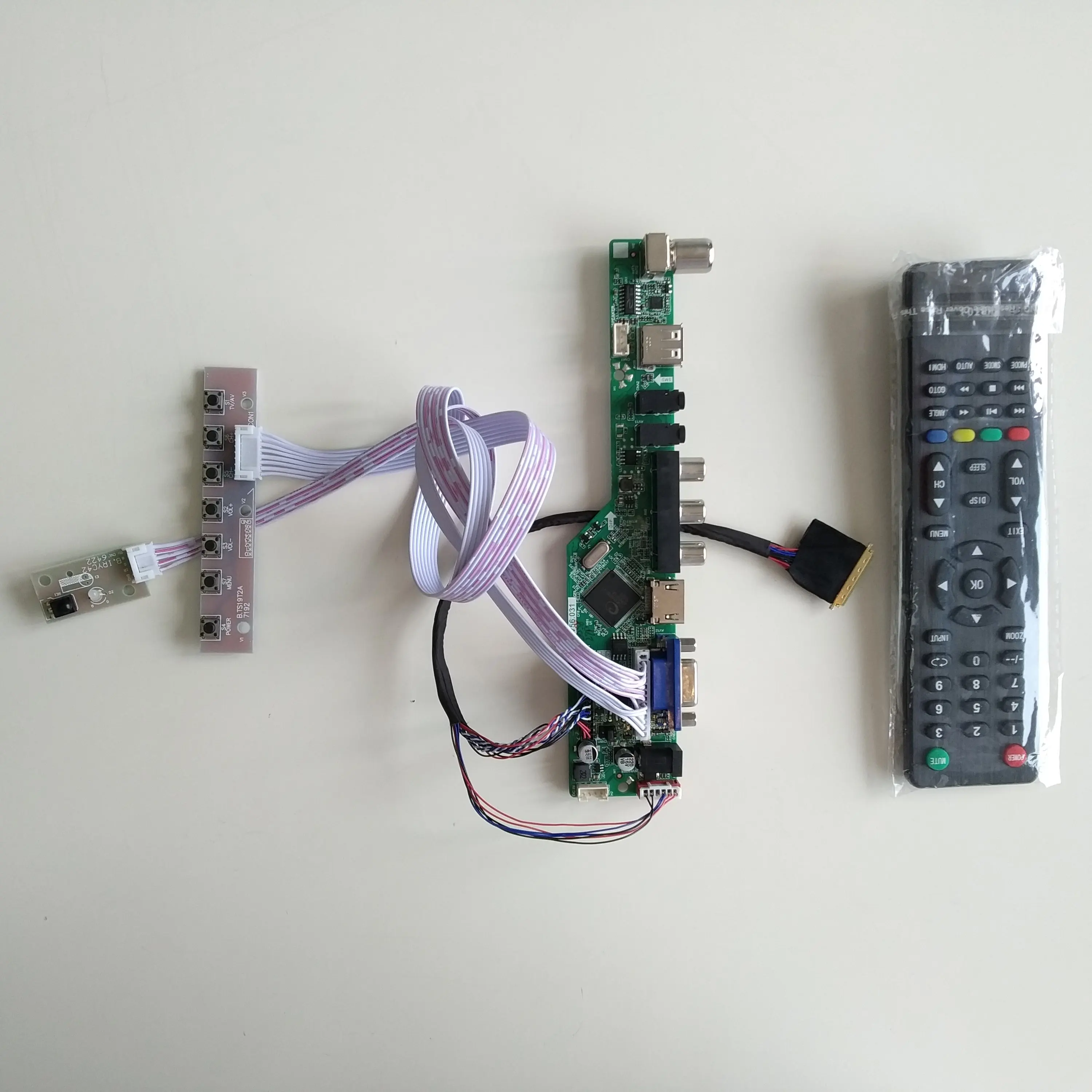 Комплект для пульта дистанционного управления LP156WH2 VGA 40pin LVDS LCD TV AV USB HDMI 1366X768