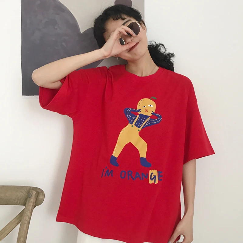 Camisetas Mujer 2019 Summer Clothes Woman TShirt Top Korean Ulzzang Harajuku Cartoon Funny T-shirt For Women Casual T-shirts
Camisetas Mujer 2019 Summer Clothes Woman TShirt Top Korean Ulzzang Harajuku Cartoon Funny T-shirt For Women Casual T-shirts