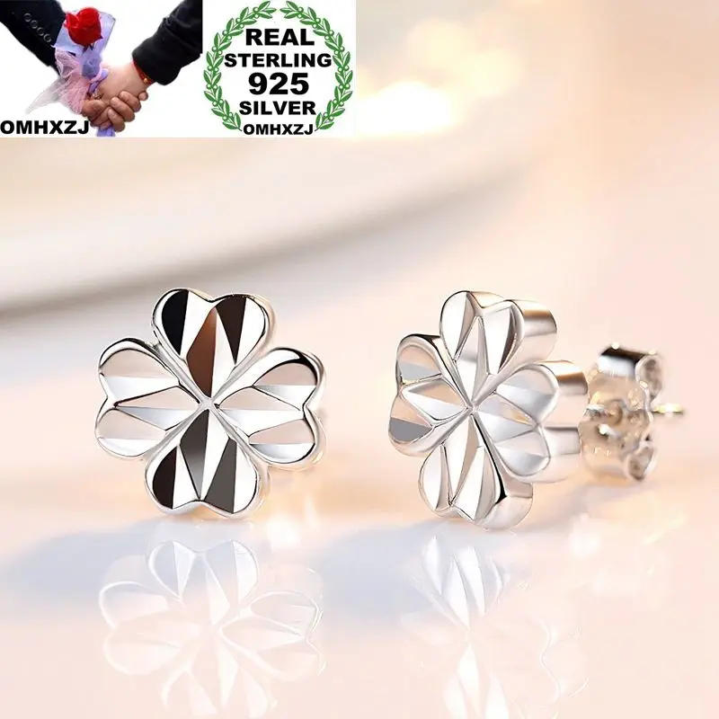 OMHXZJ Wholesale European Fashion Woman Girl Party Wedding Gift White Flower 925 Sterling Silver Stud Earrings EA47
OMHXZJ Wholesale European Fashion Woman Girl Party Wedding Gift White Flower 925 Sterling Silver Stud Earrings EA47