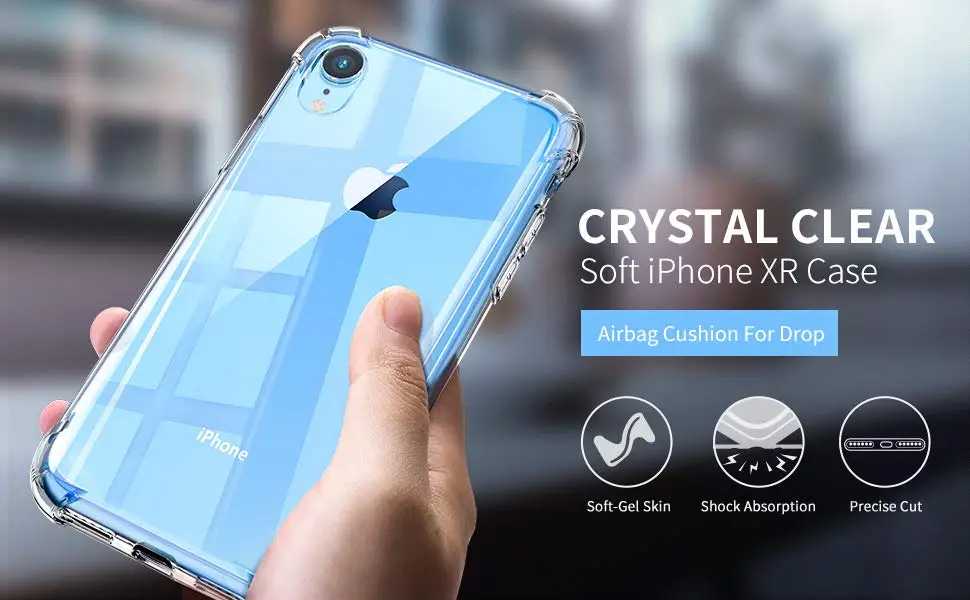 FIVI For iPhone XS Case Crystal Clear Soft TPU Shockproof 4 Corners Protective Cover Full Protective Cover Case
FIVI For iPhone XS Case Crystal Clear Soft TPU Shockproof 4 Corners Protective Cover Full Protective Cover Case