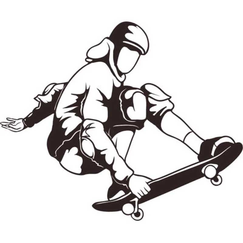 Sport Wall Decals Airborne Skateboarder Trick Jump Skateboarding Wall Sticker Gym Sport Art Decals For Boys Room Home Decor L020
Sport Wall Decals Airborne Skateboarder Trick Jump Skateboarding Wall Sticker Gym Sport Art Decals For Boys Room Home Decor L020