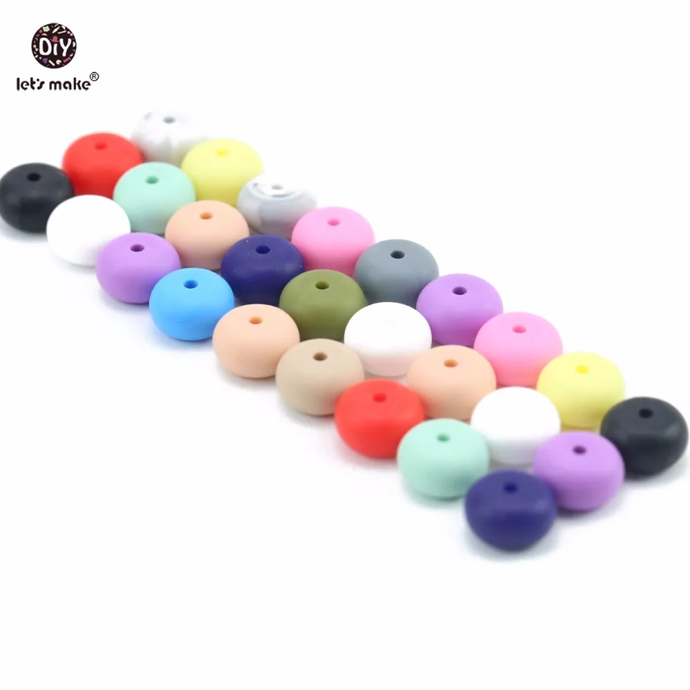 Let's Make Baby Silicone Teething Abacus Beads 50pc Colorful Dice Shape DIY Saucer Loose Beads Food Grade Silicone Teether
Let's Make Baby Silicone Teething Abacus Beads 50pc Colorful Dice Shape DIY Saucer Loose Beads Food Grade Silicone Teether