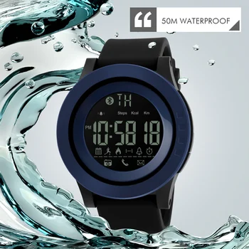 SKMEI Men Smart Watch Multi-Function Pedometer Calorie Bluetooth Digital Watch Reminder Digital Wristwatches Relogios 1255
SKMEI Men Smart Watch Multi-Function Pedometer Calorie Bluetooth Digital Watch Reminder Digital Wristwatches Relogios 1255